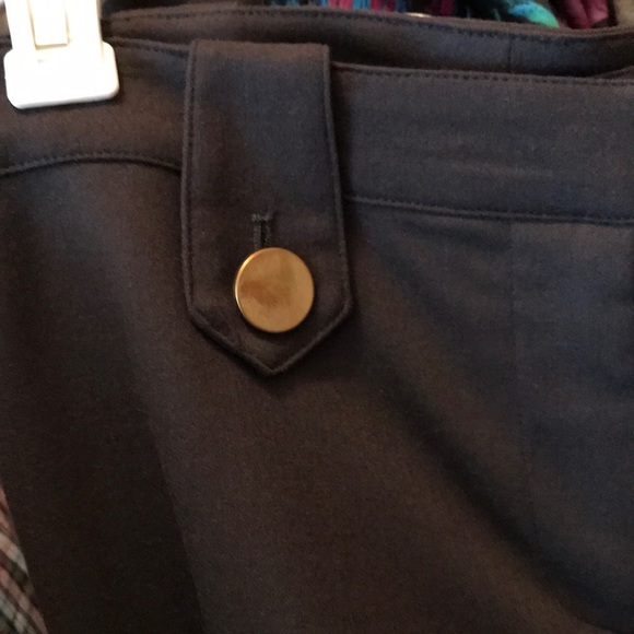 Remy Hall stretch black pants slacks wide leg - Picture 4 of 5